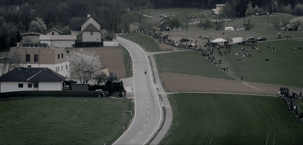 Landshaag Bergrennen 2025 Drohnenaufnahme