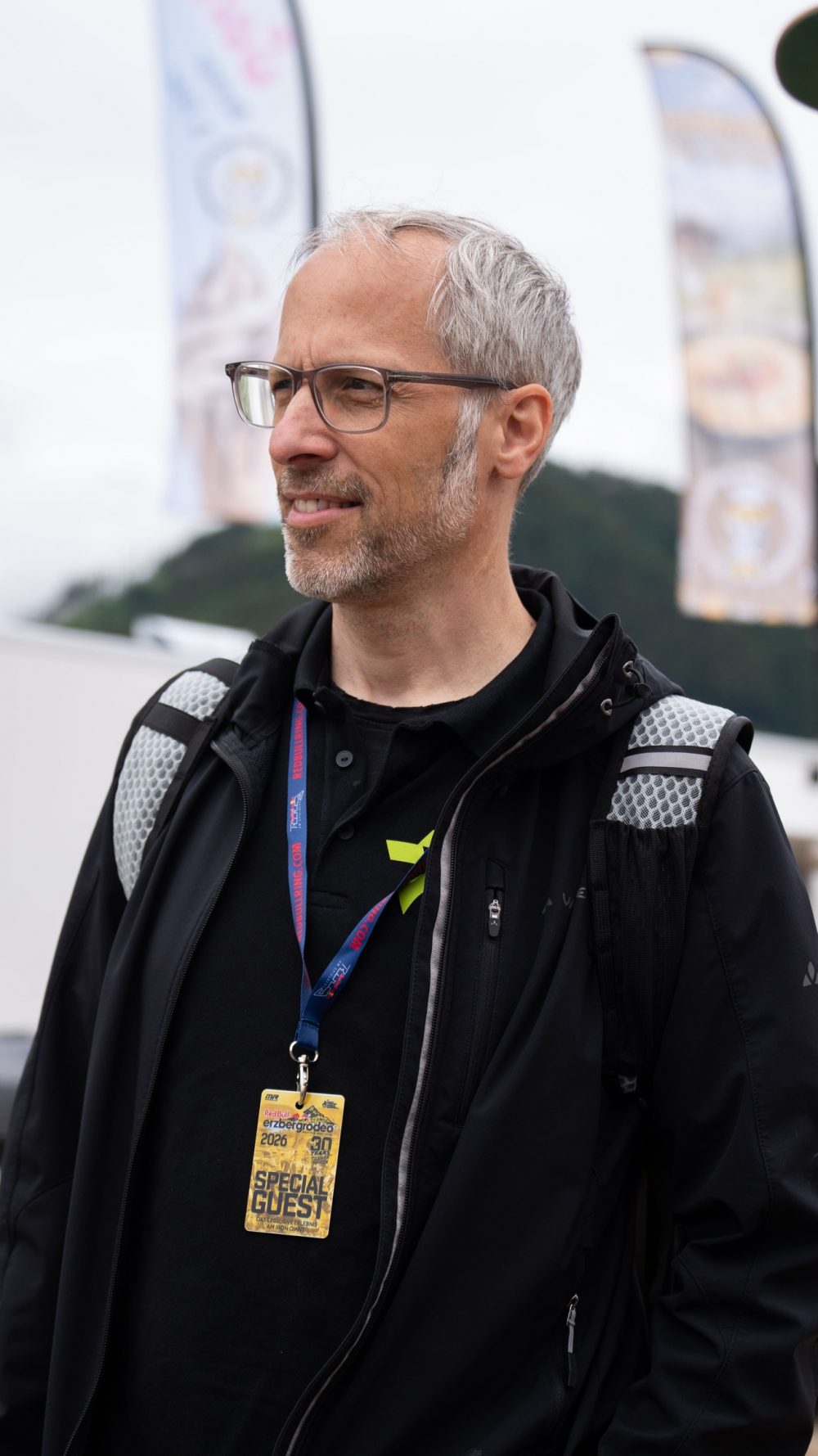 Stefan Gaigg, CEO von VOLTFACTORY®, beim Erzbergrodeo 2026 in Eisenerz