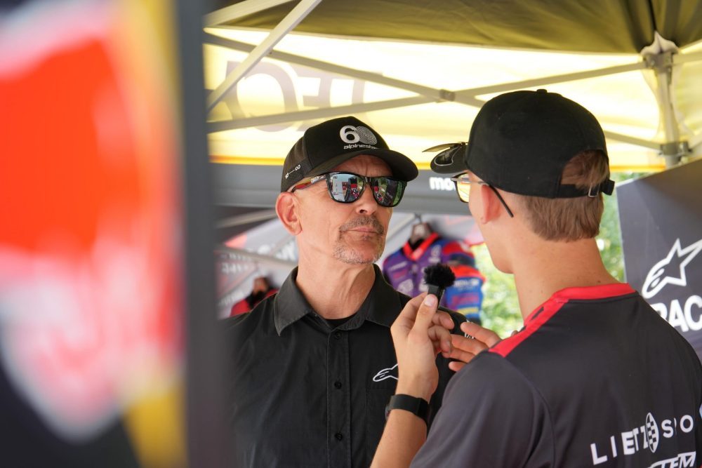 Alpinestars Product Training Manager im Interview beim Sommerfest von AB-Moto