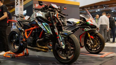 Superduke auf der Motorradmesse 2026 in Wels.